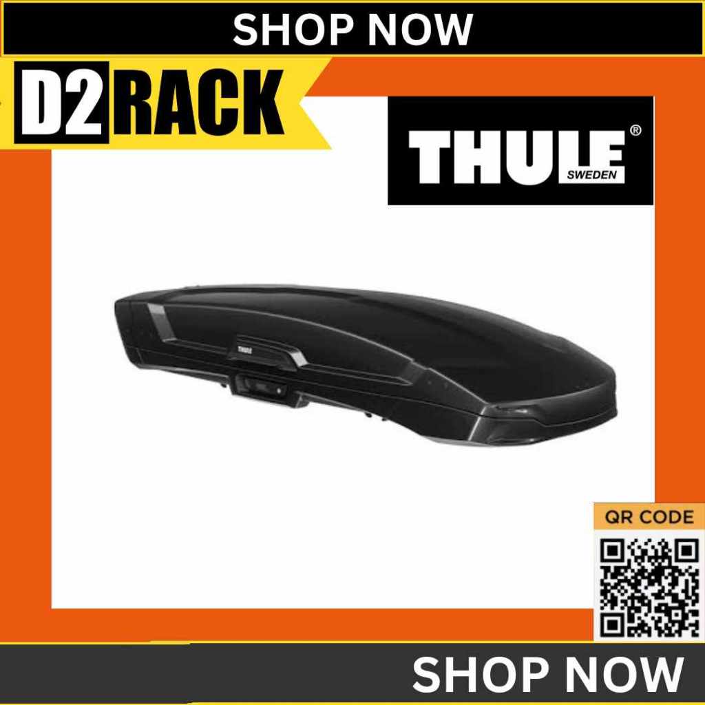 กล่องสัมภาระบนหลังคา thule roofbox vector