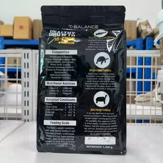อาหารเต่าบก T-balance สูตรไฟเบอร์สูง+Probiotic (เม็ดปกติ) อาหารเต่าทีบาลานซ์ เหมาะกับเต่าบกทุกชนิด