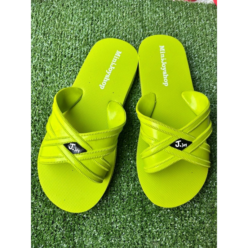 รองเท้าแตะทูโทน แบบสวม (สีล้วน) - รูปที่ 5