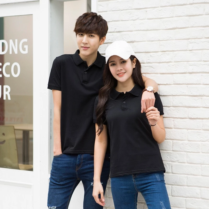 เสื้อโปโล POLO เสื้อคอปกแขนสั้นผู้ชายผู้หญิง เสื้อแขนสั้นคอปก Unisex ผ้าไมโครโพลีเอสเตอร์