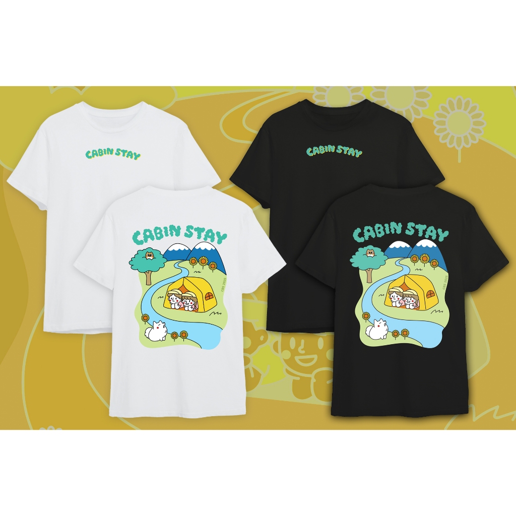 เสื้อสายแคมป์ OVERSIZE CBS 2025 ลายแคมป์ปิ้ง มี 2 สีให้เลือก