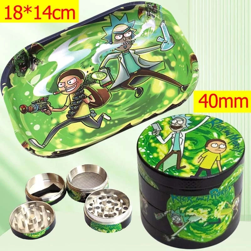 พร้อมส่ง ถาดยำ+ที่บดสมุนไพร Grinder 63mm 50mm 40mm เครื่องบดสมุนไพรโลหะผสมสังกะสี 4 ชั้น ถาดกลิ้งเหล็กวิลาดดีไซน์ทันสมัย