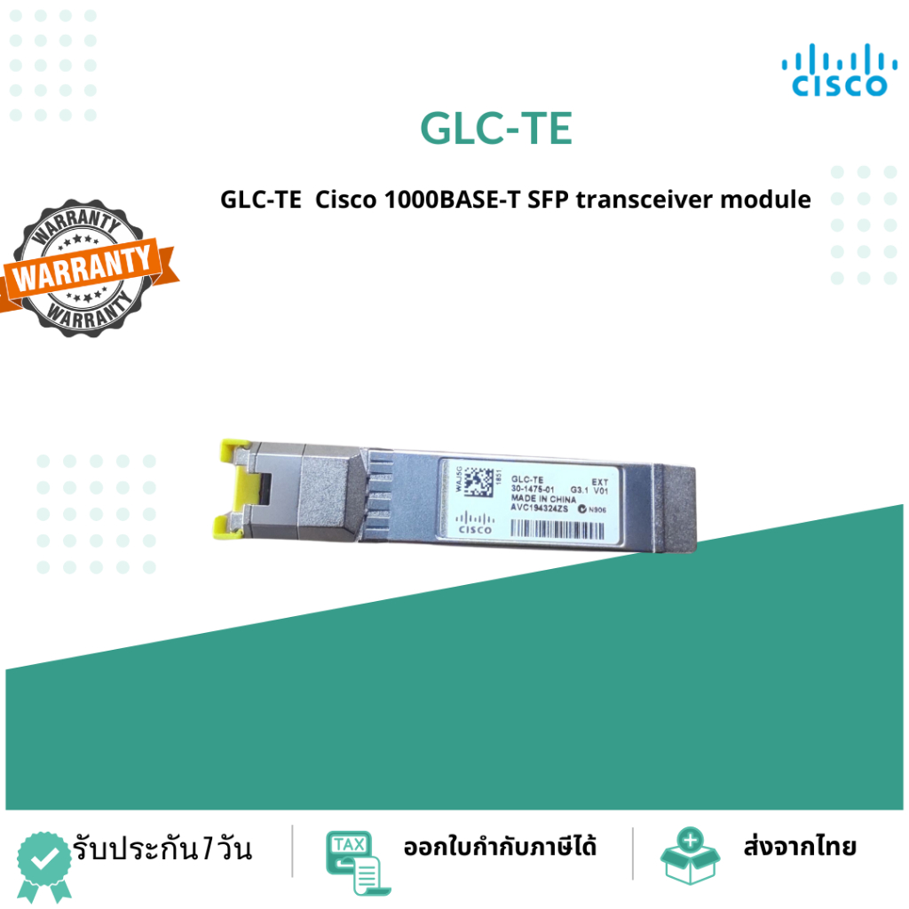 GLC-TE Cisco 1000BASE-T SFP transceiver module