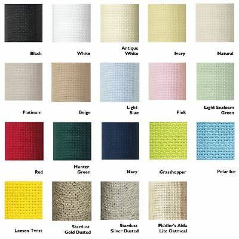 DMC ผ้าปักครอสติส AIDA ขนาด 11ct-28ct made in france - รูปที่ 2