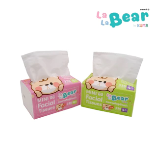 [ยกแพ็ค] KUMA กระดาษเช็ดหน้า รุ่น LalaBear336 : 10ห่อ กระดาษเนื้อนุ่ม ชิชชู่ กระดาษทิชชู