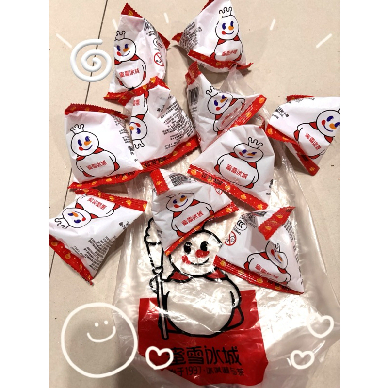 ตุ๊กตาล้มลุกmixue..สุ่มไม่แกะซอง(10ซอง)