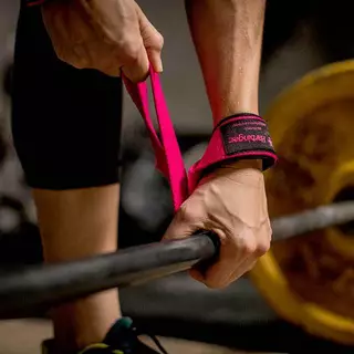 Harbinger l สแตรป Padded Cotton Lifting Straps