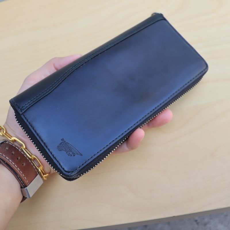 (แท้/มือสอง) ส่งฟรี 🇺🇲 กระเป๋าสตางค์ Redwing USA Long Wallet Full-Grain Premium leather แท้