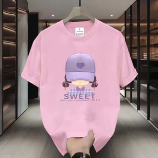 เสื้อยืดสกรีนลายเท่ๆ เสื้อยืดผู้หญิง เสื้อแฟชั่น เสื้อสตรีท เสื้อผ้านุ่มใส่สบายQ0665