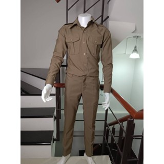 ชุดตำรวสีกากีสนว,สนว01,ชุดตำรวจแบบใหม่