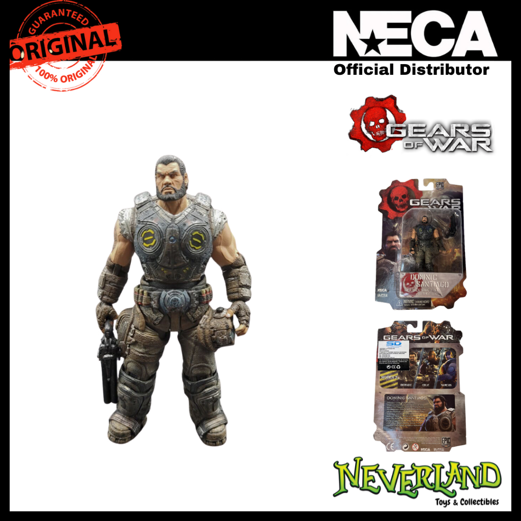 (NECA) Gears of War Dominic Santiago 4 inch Scale Action Figure