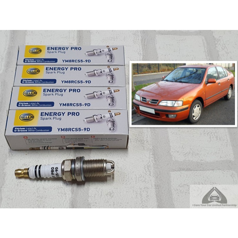 หัวเทียน Nissan Primera ชนิดยิธเทรียม ระยะใช้งาน 40000 กม : Hella YM8RCS5-9D
