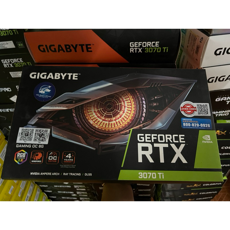 (กล่องเปล่า) การ์ดจอRTX 3070Ti gig