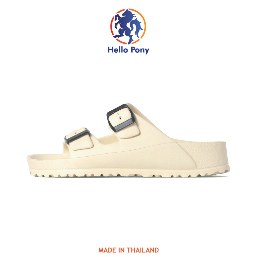 Hello Pony รองเท้าแตะ รองเท้าผู้ชายและผู้หญิง แฟชั่น พื้นนุ่ม EVA ใส่เดินสบาย กันลื่น รุ่น MHM4015