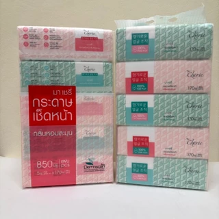 (1 ลัง/50 ห่อ) Ma Cherie - กระดาษเช็ดหน้ากลิ่นหอม หนานุ่ม 2 ชั้น สูตรหอมละมุน 170 แผ่น
