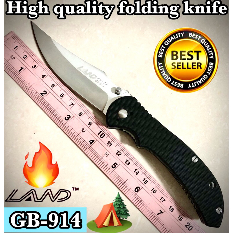 High quality folding knife Land GB-914 for collection and use camping 🏕️