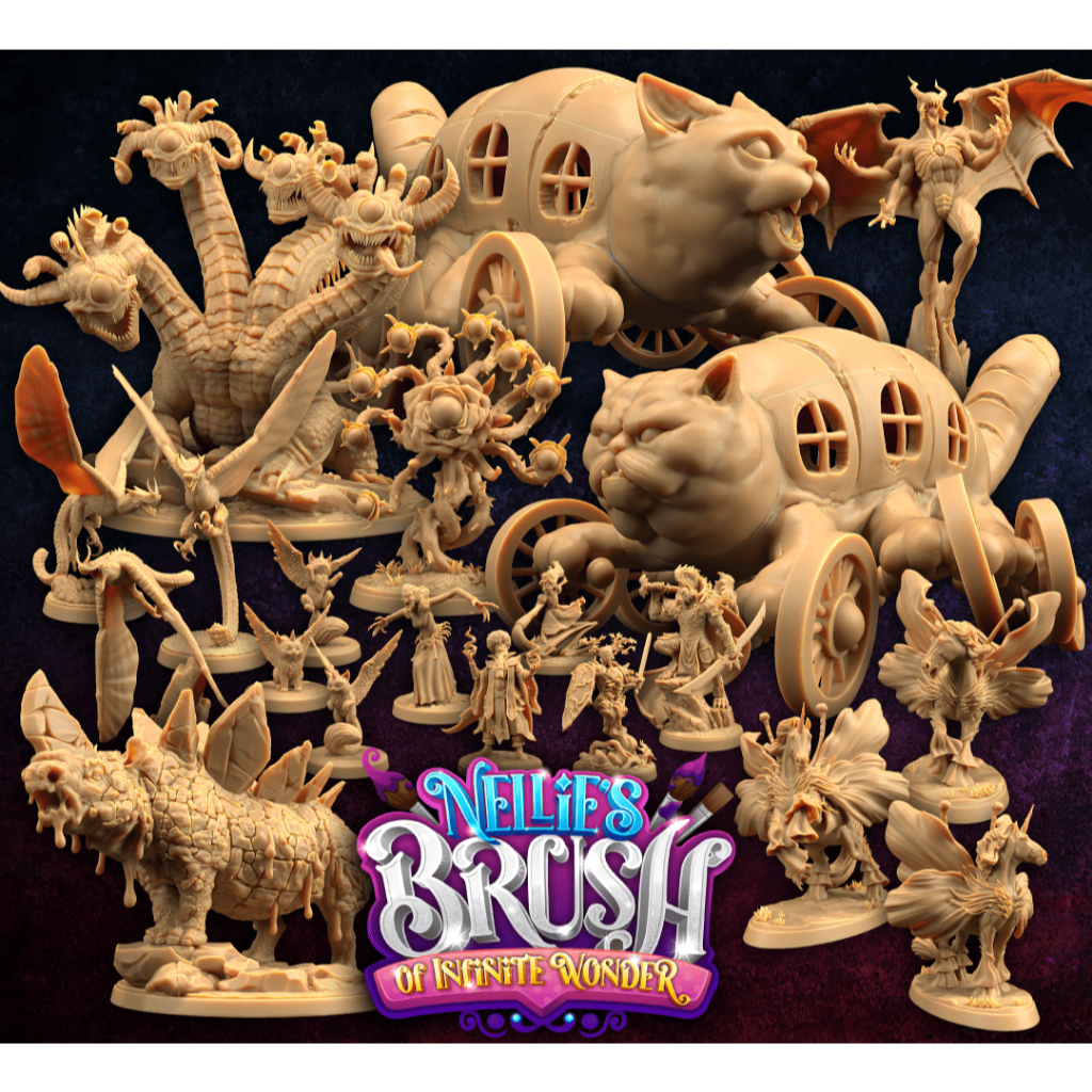Nellies Brush of Infinite Wonder -[Made to order ส่งพัสดุภายใน 1-3 วัน]  โมเดลสำหรับ DnD miniature, and other RPG's