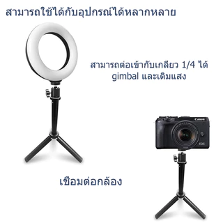 ขาตั้งกล้องตั้งโต๊ะขนาดเล็กสำหรับอุปกรณ์เสริมขาตั้งกล้องและโทรศัพท์มือถือ สามความสูง