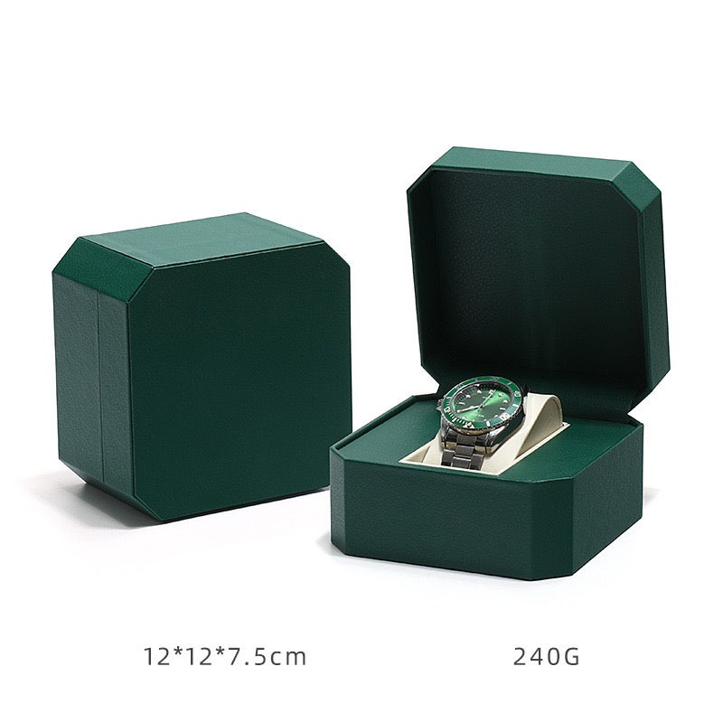 *พร้อมส่ง*กล่องนาฬิกา(หนัง PU แปดเหลี่ยม)กล่องใส่นาฬิกาWatch Boxกล่องเก็บนาฬิกาข้อมือ กล่องใส่เครื่องประดับ