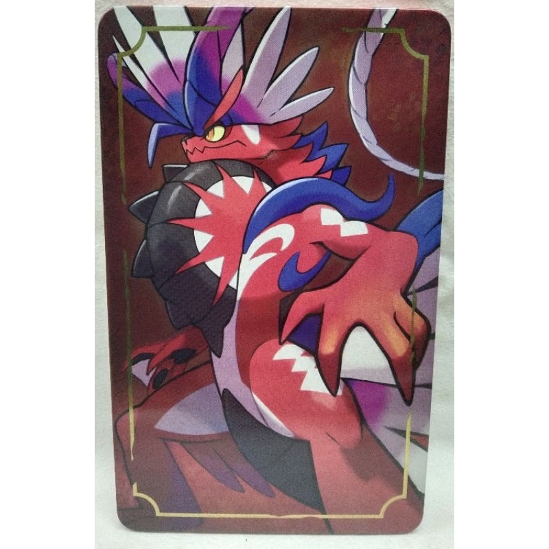 NSW : กล่องเหล็ก NSW POKEMON SCARLET STEEL BOOK ไม่มีเกม (ของใหม่)