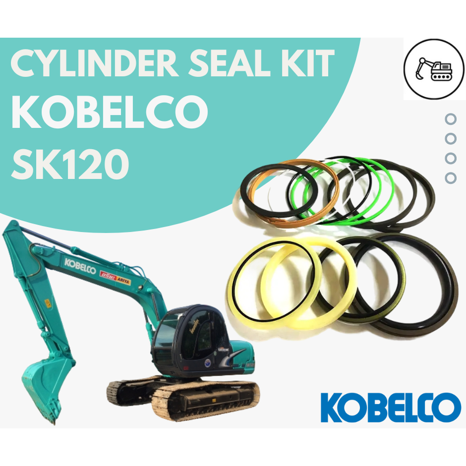 ซีลกระบอกไฮดรอลิค KOBELCO SK120-1 / SK120-2 / SK120-3 / SK120-5 ซีลลูกสูบ ซีลแกน ซีลปากกระบอก สินค้า