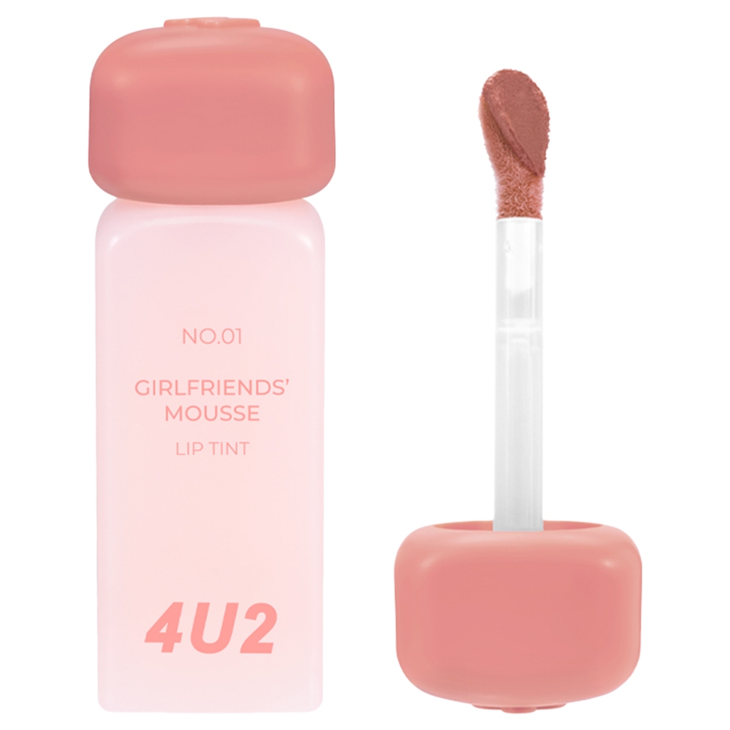 4U2 - Girlfriends' Mousse Lip Tint (3g.) โฟร์ยูทู เกิร์ลเฟรนด์ส มูส ลิป ทินท์ ลิปสติก รูปที่ 5