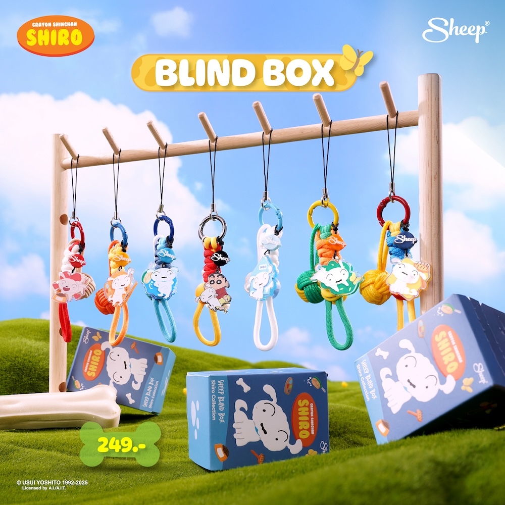 [กล่องสุ่ม charm shiro ] Sheep Blind Box Phone Charm Shiro Collection สายคล้องมื