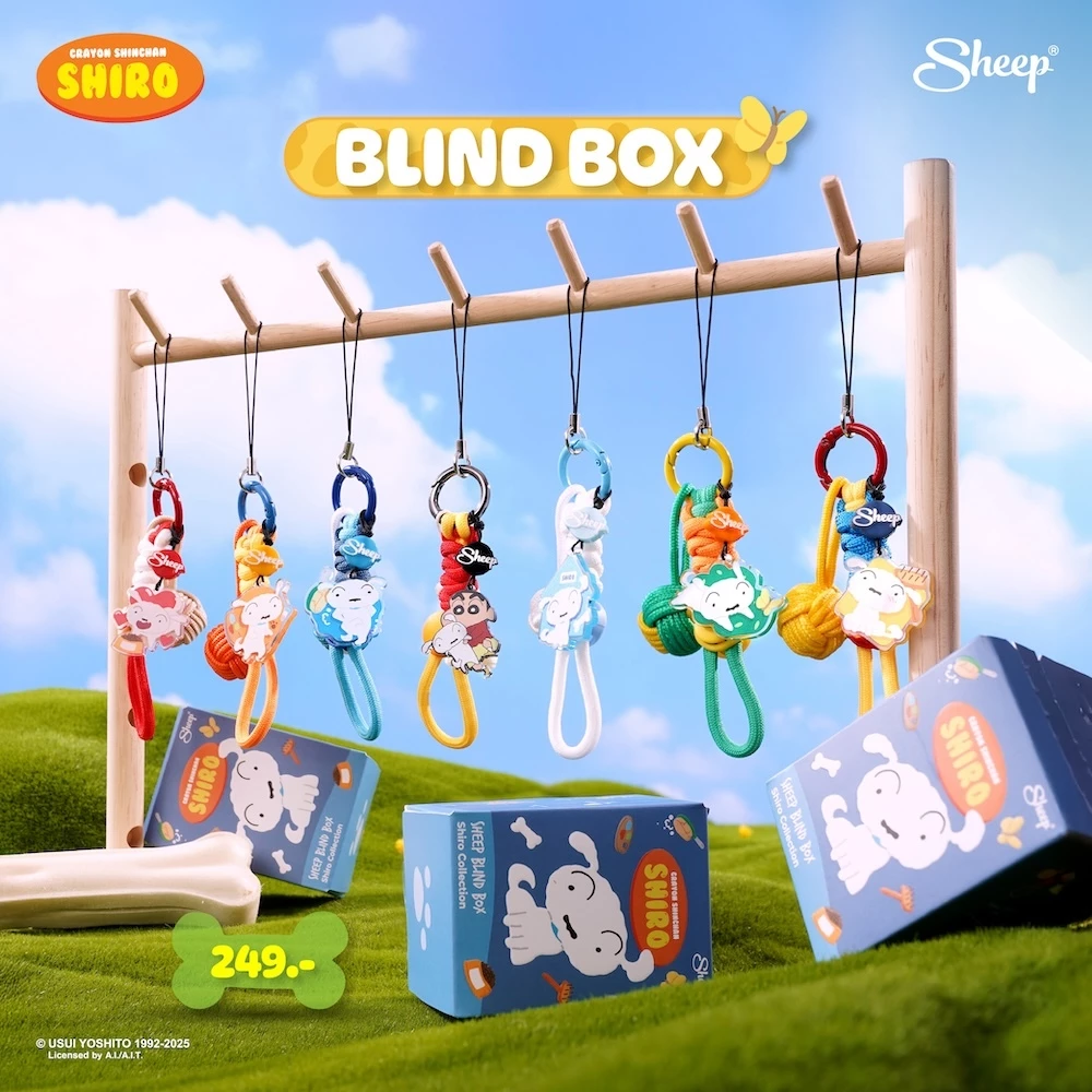 [กล่องสุ่ม charm shiro ] Sheep Blind Box Phone Charm Shiro Collection สายคล้องมือถือ Strap Phone สายห้อยมือถือ ลายชิโร่