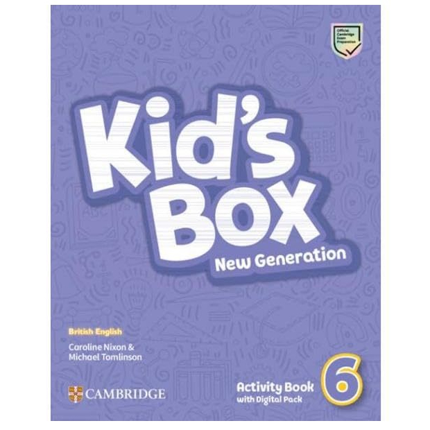 DKTODAY หนังสือแบบฝึกหัด KID'S BOX 6:ACTIVITY BOOK WITH DIGITAL PK (FOR NEW GENERATION)