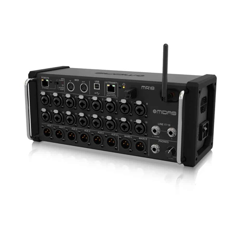 Midas MR18 Digital Mixer (พร้อมจัดส่ง) มิกเซอร์ดิจิตอล รับประกันสินค้า 1ปี เชื่อมต่อกับแอปแท้ M-Air สินค้าใหม่ จัดส่งไว