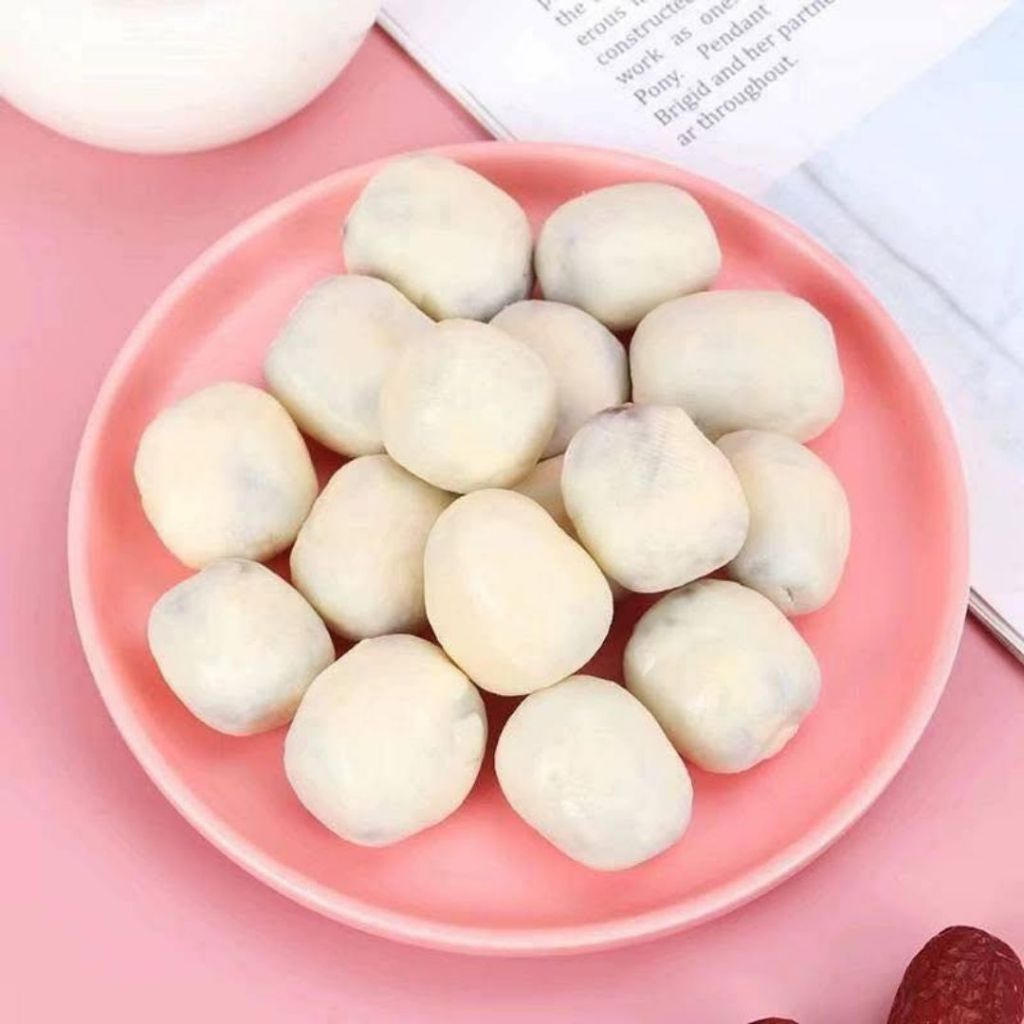 พุทรานมชีสอัลมอนด์ พุทราแอลมอนด์สอดไส้นมชีส พุทราเคลือบนมชีส🥛🧀 พุทรานมสดชีส - รูปที่ 4