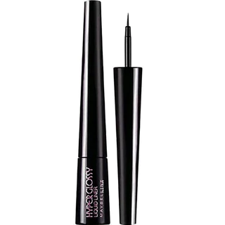 แท้ 100 % อายไลเนอร์ Maybelline Hyper Glossy Liquid Liner เมย์เบลลีน อายไลเนอร์ สีดำเงา 3g.