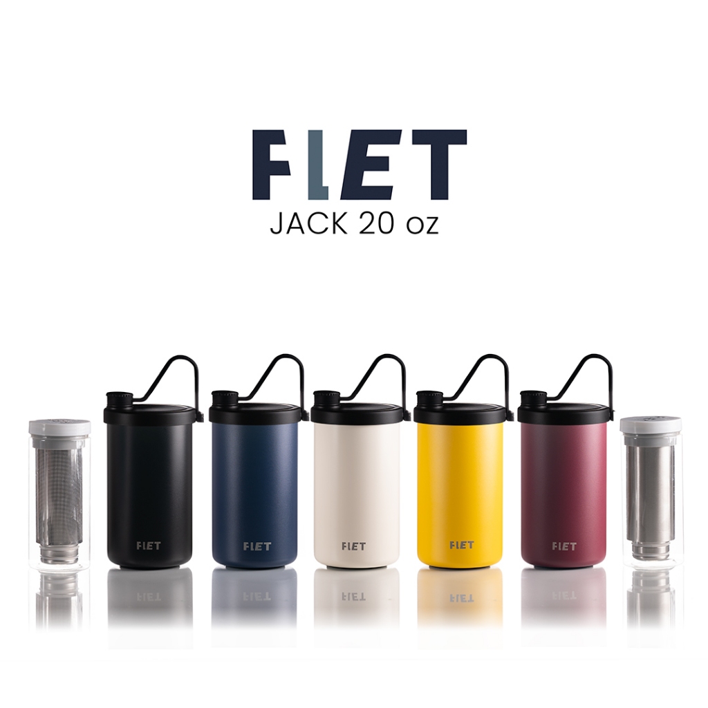 FLET Tumbler JACK 20 oz - แก้วเก็บความเย็น พร้อมแท่งน้ำแข็งแสตนเลส