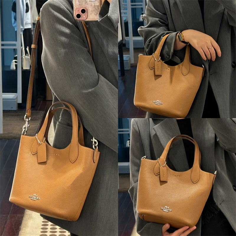 แท้💯%/Outlets ปลอดภาษี กระเป๋าสะพายข้างผู้หญิง Coach HANNA กระเป๋าถือ CR256 CR169 CR168-จัดส่งจากโกดังกรุงเทพฯ