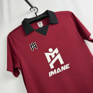 IMANE เสื้อกีฬาคอวีปก พร้อมโลโก้ IMANE กลางตัว IMA1 002