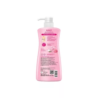 [2 ขวด]แพรอทครีมอาบน้ำ เซรั่ม วิตามิน พีโอนี ออร่า สีชมพู 450 มล. Parrot Shower Cream Serum Vitamin Peony Aura 450 ML