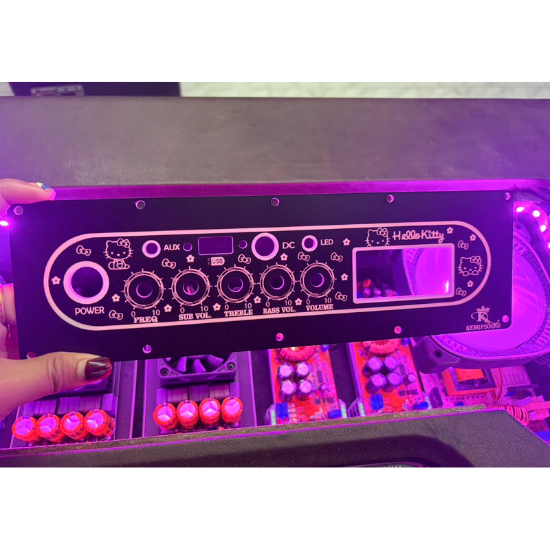 เพลท AS21p ลายคิดตี้ ช่องเพลท25x5