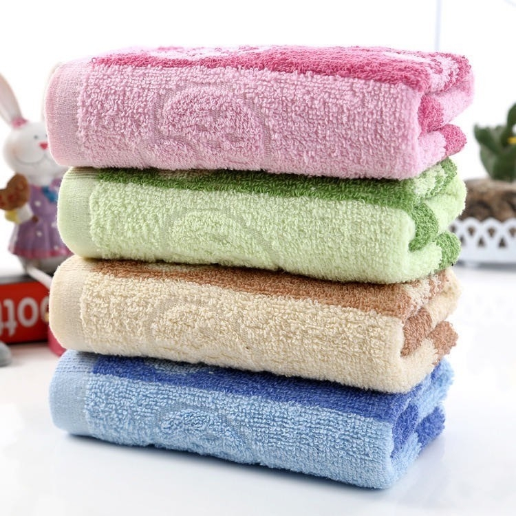 ผ้าเช็ดผม เช็ดหน้า ผ้าฝ้าย  เนื้อผ้าหนานุ่ม ซับน้ำได้ดีเยี่ยม【 ขนาด 30 x 70 ซม. 】(คละสี) - รูปที่ 2