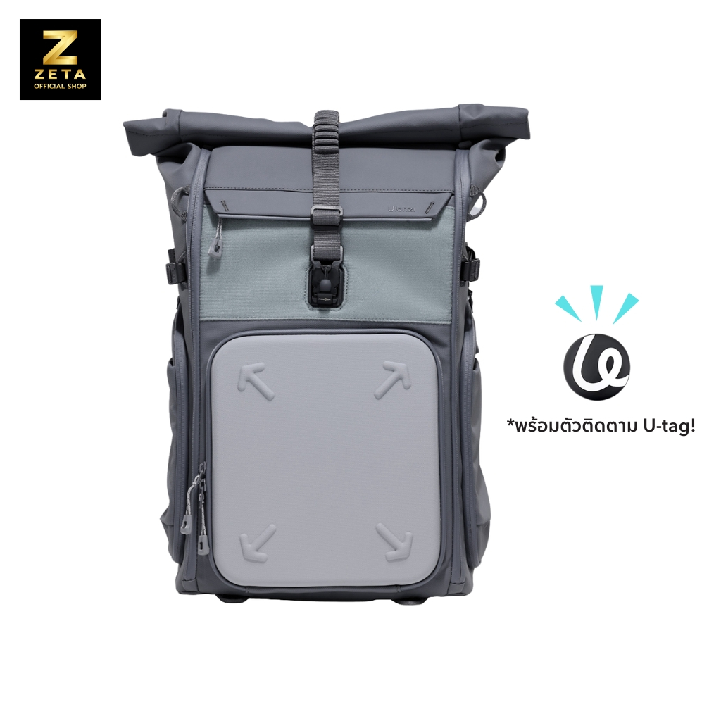 Ulanzi BP04 Hardshell Camera Backpack กระเป๋าเป้กล้อง 27L ใส่ DSLR เลนส์กล้อง ไฟสตูดิโอ Mini COB