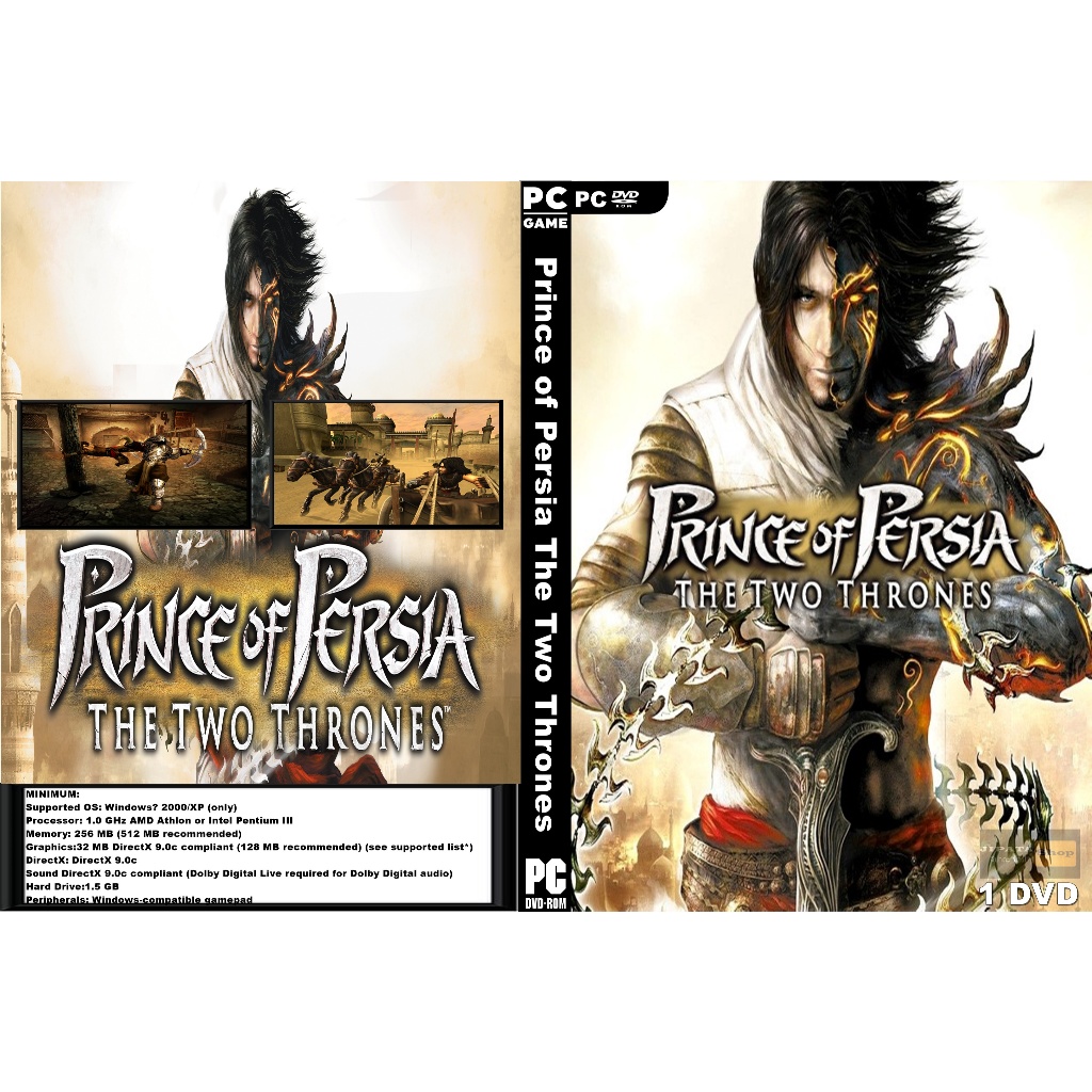 Game PC Prince of Persia The Two Thrones (1DVD)