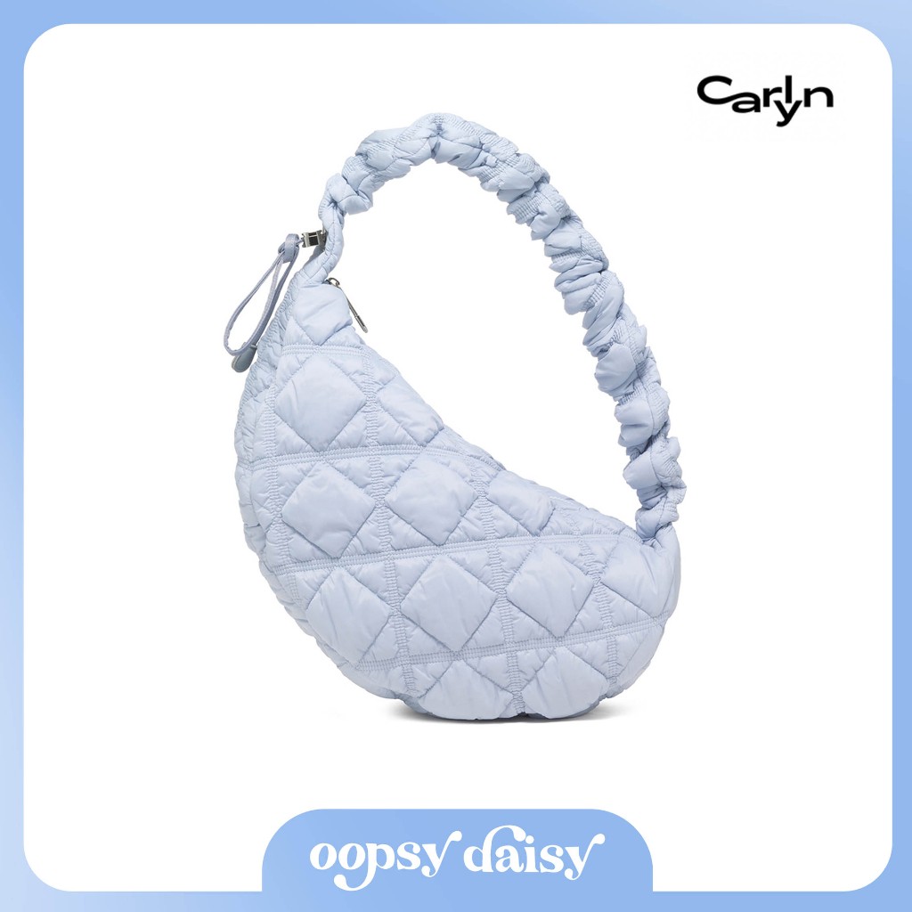 [พร้อมส่ง/ของแท้] Carlyn Cozy L Bag ไซส์ใหญ่ สี Cloud Blue ของแท้จากเกาหลี