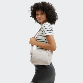 กระเป๋า KIPLING รุ่น ABANU M ZIP สี AIRY BEIGE QL