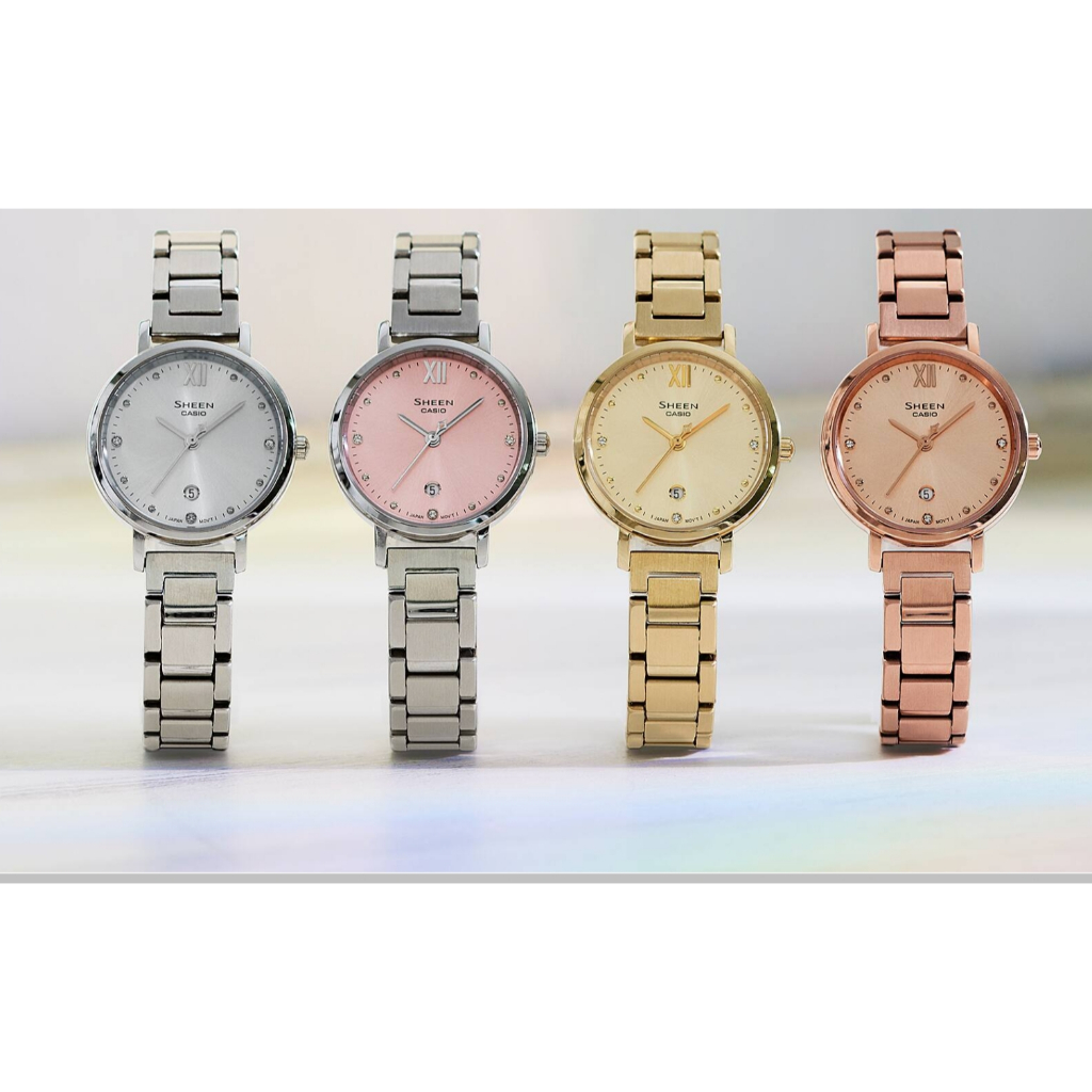 Casio SHE-4540PG-4A นาฬิกาข้อมือสตรี