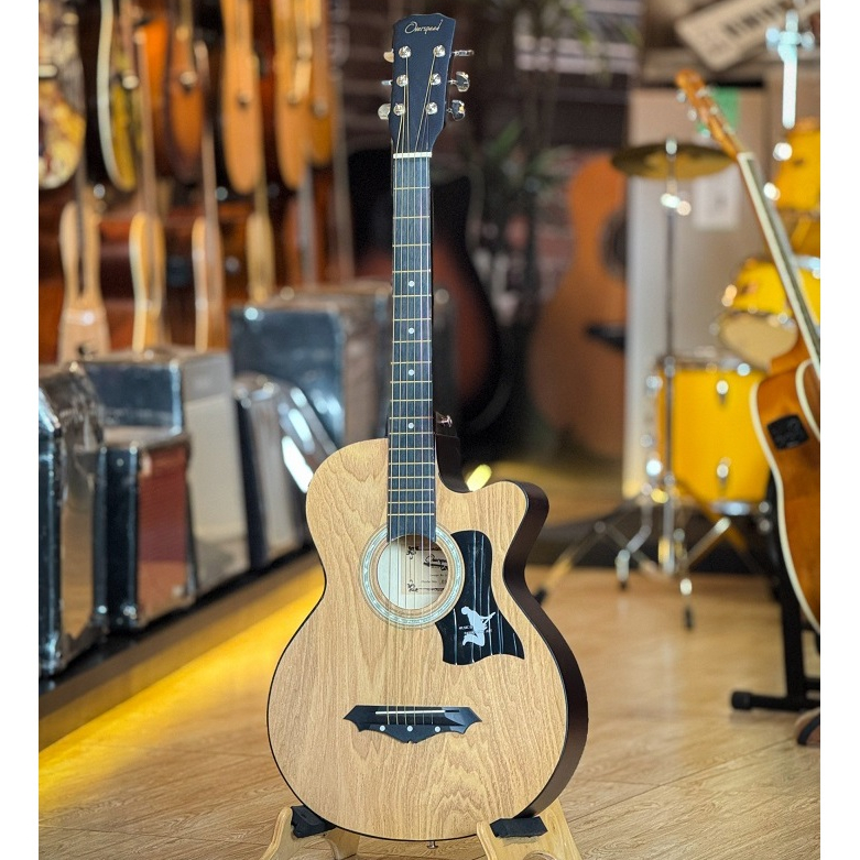 [โค้ดลด500-📸] กีต้าร์โปร่ง Overspeed ขนาด 38 นิ้ว คอบาง จับง่าย- กีต้าร์ Guitar พร้อม กระเป๋ากีต้าร์