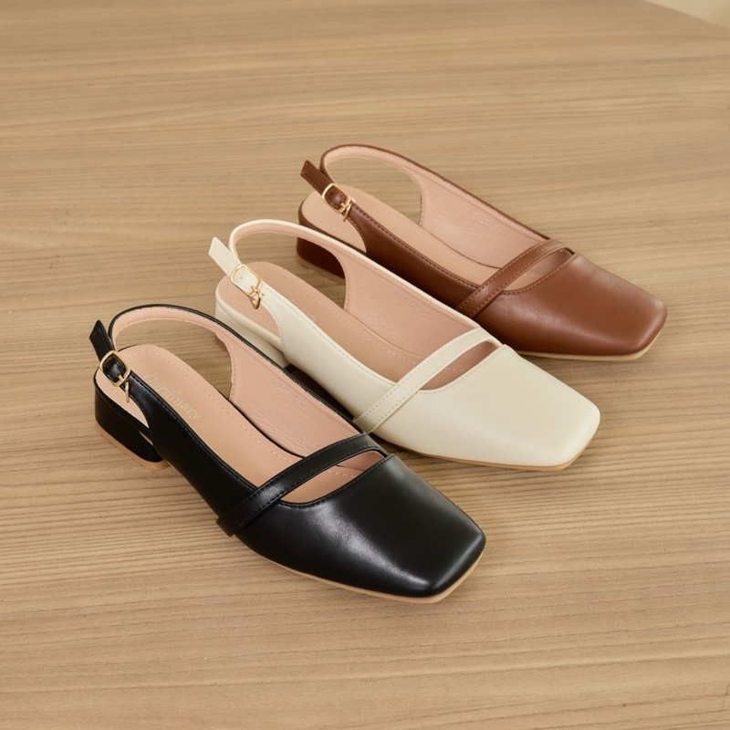 Gordinary Ellen คัทชูเรียบรัดส้น Size 36-40 (A37-91)
