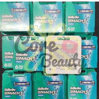 [Live50%,ฉลากไทย] มีดโกน Gillette Mach3+ / Mach Fresh / Refill รีฟิล มีดโกนหนวด โกนหนวด มีดโกน ผู้ชาย