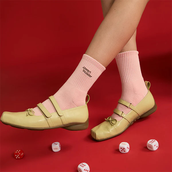 Always Wonder | 'Roll with Love' Basic sock set ขายแยกคู่