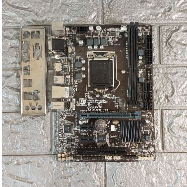 ⚡️ MAINBOARD (เมนบอร์ด) GA-B150M-HD3 (rev. 1.0)  มีฝาหลัง ฟรีSpeaker เมนบอร์ด