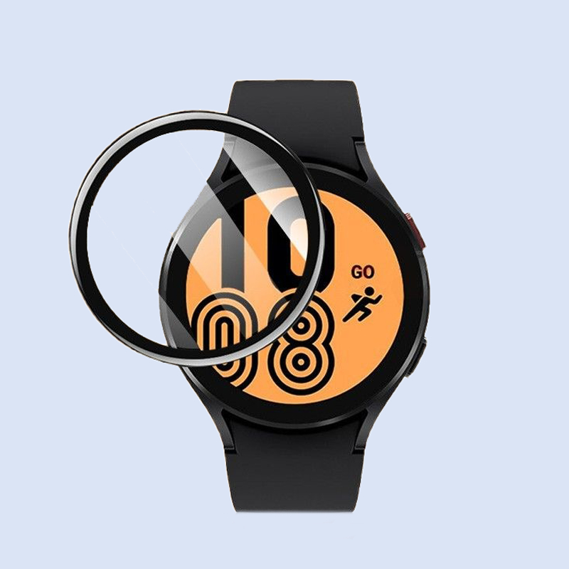 ฟิล์ม 3D Samsung Galaxy Watch 4/5/6/7 (40 มม./44 มม.) ฟิล์มป้องกันรอยขีดข่วนหน้าจอขอบโค้งแบบเต็มหน้าจอ