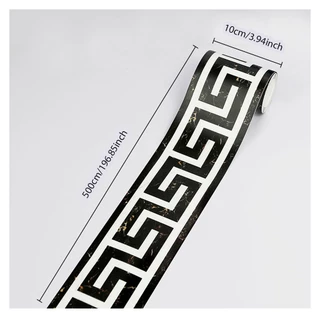 สติกเกอร์ติดกระเบื้อง บัวพื้น บัวผนัง ขอบบัว กันน้ํา มีกาวในตัว Wallpapers & Wall Stickers